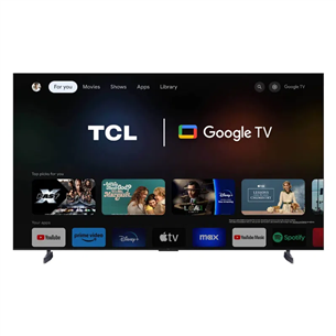 TCL C855, 85'', 4K UHD, Mini-LED, pilkas - Televizorius