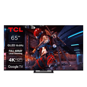 TCL C745, 65'', 4K UHD, QLED, темно-серый - Телевизор 65C745