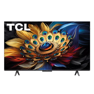 TCL C69B, 50'', 4K UHD, QLED, pilkas - Televizorius