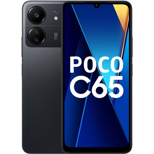 POCO C65, 6,74'', 8 GB, 5G, juodas - Išmanusis telefonas MZB0FKTEU