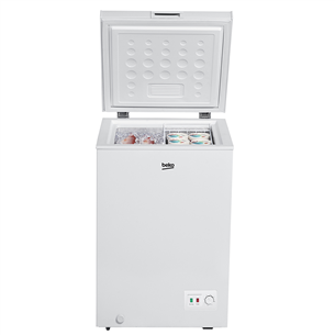 Beko, 98 L, width 54,5 cm, white - Chest freezer