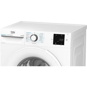 Beko, 7 kg, gylis 49.6 cm, 1000 rpm - Skalbimo mašina