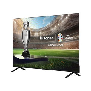 Televizorius Hisense E7NQ, 85'', 4K UHD, QLED, juodas