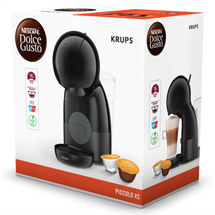 Krups NESCAFÉ® Dolce Gusto® Piccolo XS, black - Capsule coffee machine