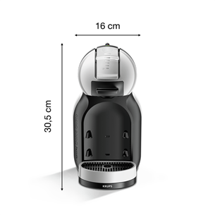 Krups NESCAFÉ® Dolce Gusto® Mini Me, pilkas.juodas - Kapsulinis kavos aparatas