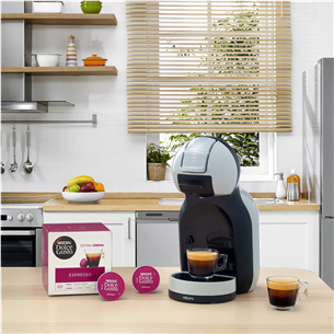 Krups NESCAFÉ® Dolce Gusto® Mini Me, pilkas.juodas - Kapsulinis kavos aparatas