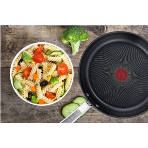 Tefal Intuition, 24 cm, nerūdijančio plieno spalvos - Keptuvė