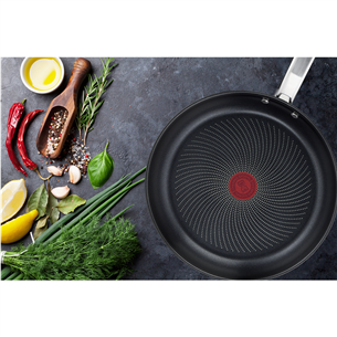 Tefal Intuition, 24 cm, nerūdijančio plieno spalvos - Keptuvė