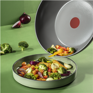 Tefal Renewal, 28 cm, pilka - Wok keptuvė