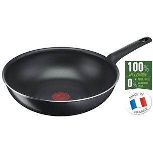 Tefal Simple Cook, 28 cm, juoda - Wok keptuvė