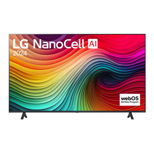 LG NANO81, 55", 4K UHD, LED LCD, NanoCell, juodas - Televizorius