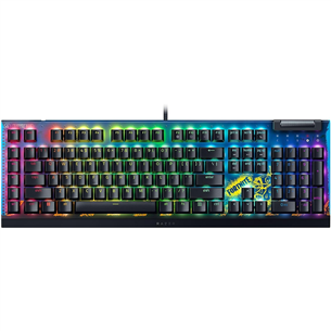 Razer BlackWidow V4 X Fortnite Ediiton, Yellow Switch, механическая, US, черный - Клавиатура