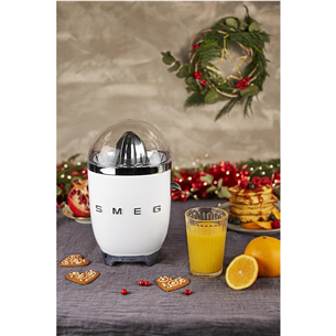 Smeg 50's Style Aesthetic, 70 W, white - Citrus juicer