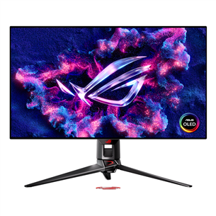 Asus ROG Swift OLED PG32UCDP, 32 colių, 4K UHD, OLED, 240 Hz/480Hz, juodas – Monitorius PG32UCDP