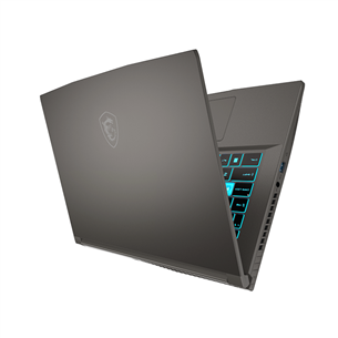 MSI Thin 15, 15,6'', FHD, 144 Hz, i5, 16 GB, 512 GB, RTX 3050, black - Notebook