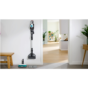 Bosch Unlimited 7 ProHygienic Aqua, 2in1, black/white - Cordless vacuum cleaner