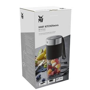 WMF KITCHENminis Mix on the Go, черный - Мини-блендер