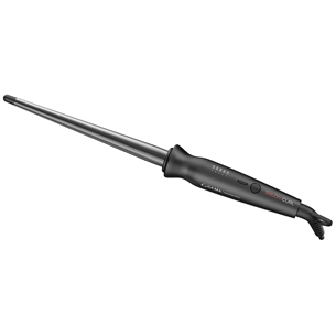 GA.MA Salon Curl, Conic, 140-220 °C, black - Conical curling iron