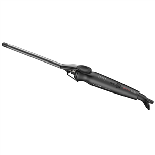 GA.MA Salon Curl, Curly, 9 mm, 140-220 °C, black - Curling iron