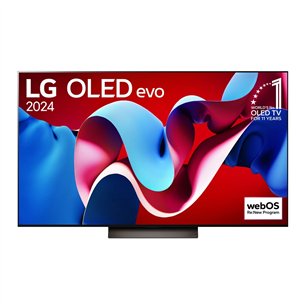 LG evo C4, 65'', 4K UHD, OLED, pilkas - Televizorius OLED65C42LA.AEU