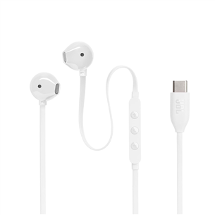 JBL Tune 305C, USB-C, white - In-ear Headphones