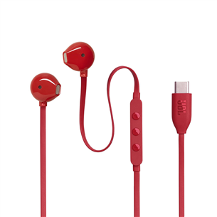 JBL Tune 305C, USB-C, red - In-ear Headphones