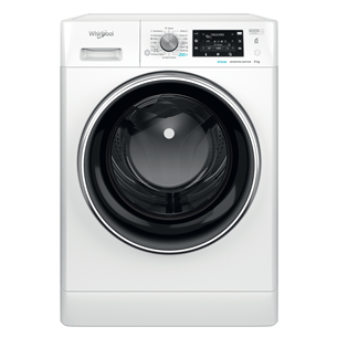 Whirlpool, 9 kg, gylis 62.7 cm, 1400 rpm - Skalbimo mašina FFD9489BCVEE