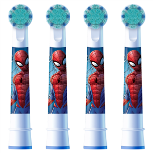 Braun Oral-B, Kids Spiderman, 4 vnt. - Dantų šepetėlių antgaliai