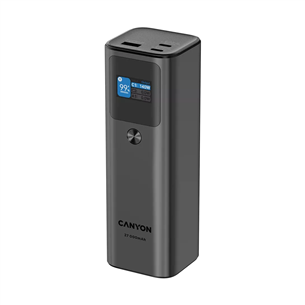 Canyon PB-2010, 27 000 mAh, USB-A, USB-C, juoda - Išorinė baterija