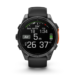 Garmin Fenix 8, 47 мм, темно-серый - Спортивные часы