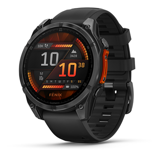 Garmin Fenix 8, 47 mm, tamsiai pilkas - Išmanusis laikrodis