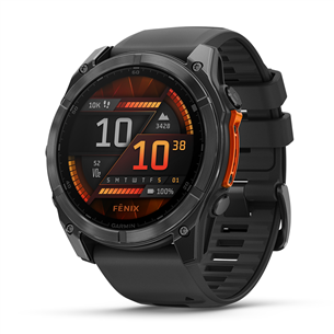 Garmin Fenix 8, 51 mm, tamsiai pilkas - Išmanusis laikrodis