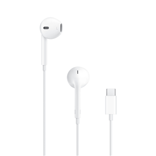 Apple EarPods, USB-C, baltos - Ausinės