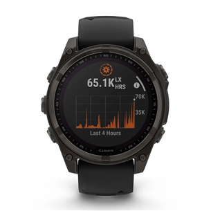 Garmin Fenix 8 Sapphire Solar, 47 мм, темно-серый - Спортивные часы