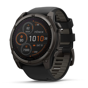 Garmin Fenix 8 Sapphire Solar, 51 мм, темно-серый - Спортивные часы