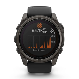 Garmin Fenix 8 Sapphire Solar, 51 mm, carbon gray - Sportinis laikrodis