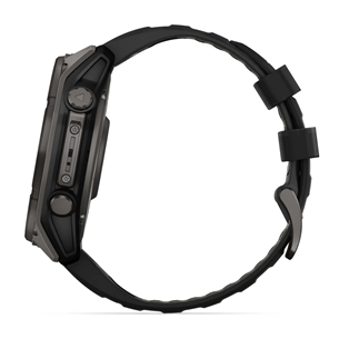 Garmin Fenix 8 Sapphire Solar, 51 мм, темно-серый - Спортивные часы