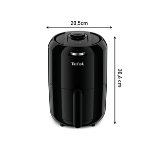 Tefal EasyFry Compact, 1030 W, black - Air fryer