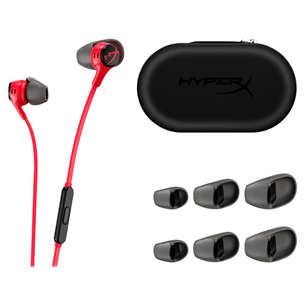 HyperX Cloud Earbuds II, raudonos - Ausinės