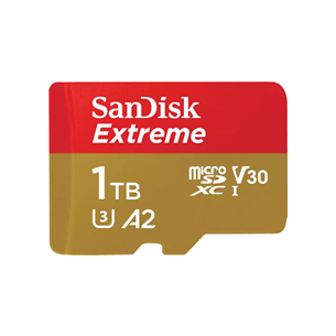 SanDisk Extreme microSDXC UHS-I CARD, 1 TB - Atminties kortelė SDSQXAV-1T00-GN6MA