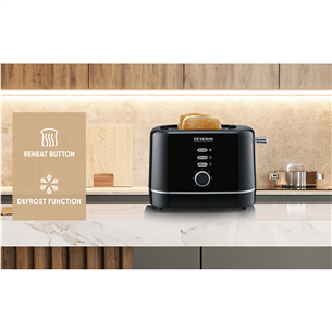 Severin, 850 W, black - Toaster