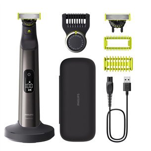 Philips OneBlade Pro 360 Face + body, dark grey - Hybrid trimmer QP6652/61