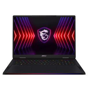 MSI Raider 18 HX A14V 20th Anniversary Bundle, 18'', 120 Гц, UHD+, Mini LED, i9, 32 ГБ, 1 ТБ, RTX 4070, черный - Комплект с ноутбуком