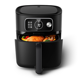 Philips Airfryer Combi XXL Connected, 8,3 L, 2200 W, juoda - Gruzdintuvė