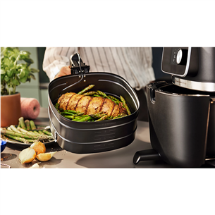 Philips Airfryer Combi XXL Connected, 8,3 L, 2200 W, juoda - Gruzdintuvė