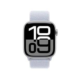 Apple Watch Series 10 GPS, 42 mm, sport loop, silver aluminium / blue cloud - Išmanusis laikrodis