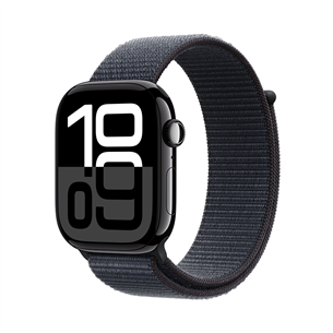 Apple Watch Series 10 GPS, 46 mm, sport loop,  jet black aluminium / black - Išmanusis laikrodis MWWR3ET/A