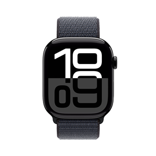 Apple Watch Series 10 GPS, 46 mm, sport loop,  jet black aluminium / black - Išmanusis laikrodis