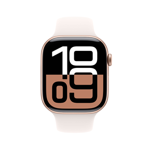 Apple Watch Series 10 GPS, 46 mm, sport band, S/M, rose gold aluminium / blush - Išmanusis laikrodis