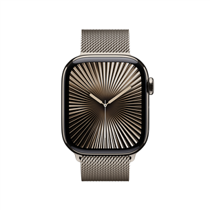 Apple Watch Series 10 GPS + Cellular, 42 mm, Milanese loop, natural titanium / natural - Išmanusis laikrodis